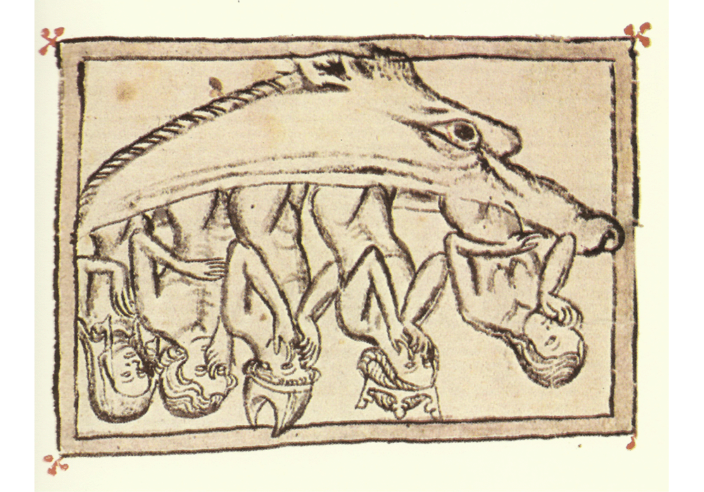 Breviari dAmor-Ermengaud Beziers-Guillem Copons-manuscrito iluminado códice-libro facsímil-Vicent García Editores-15 Detalle.
